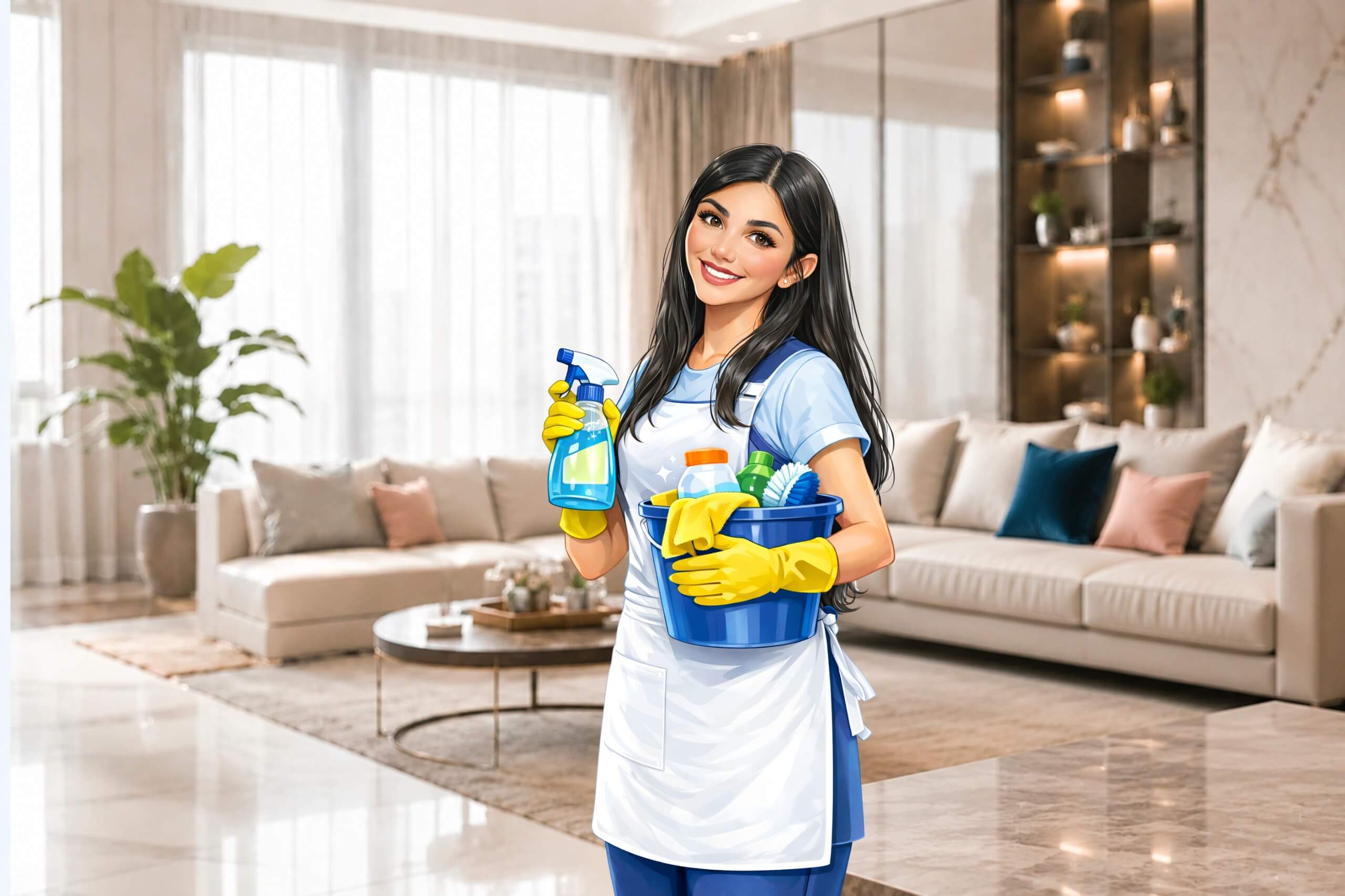 White Magic premium cleaning service banner